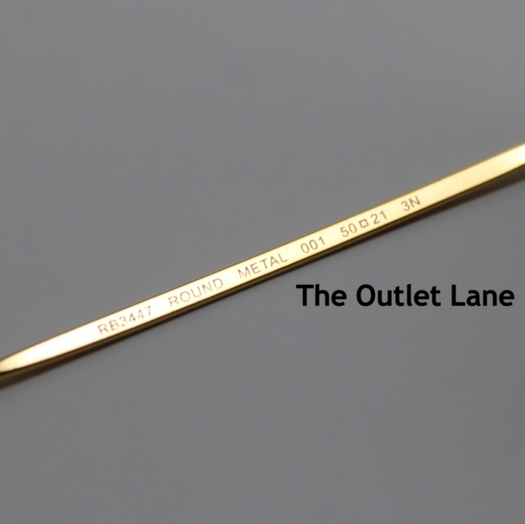 Model Display Ray-Ban Round Metal Green G15 RB3447 - Picture 10 of 16